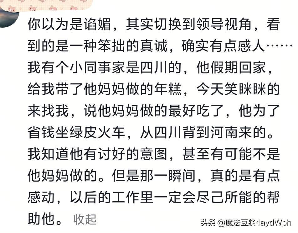 过分谄媚会显得特别真诚！网友：看完发现，我两千的工资一点不冤